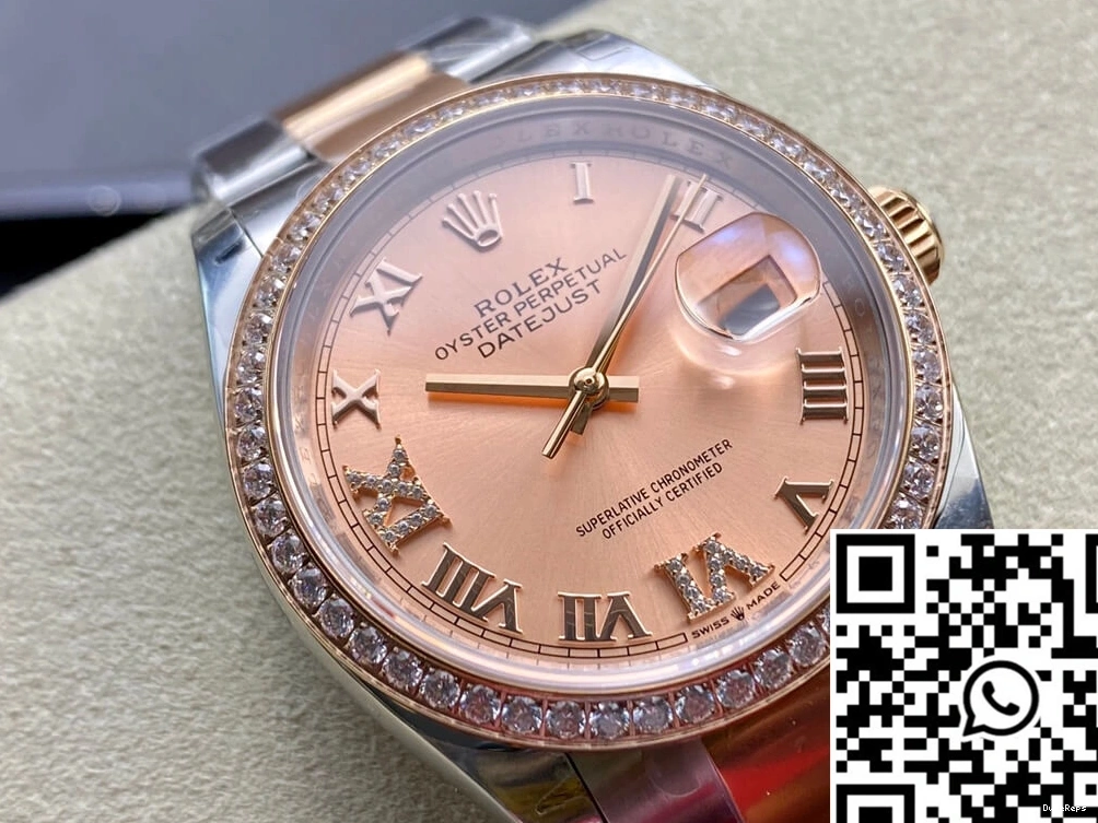 M126281RBR-0016 EW Factory Datejust Gold Rose Rolex 0926